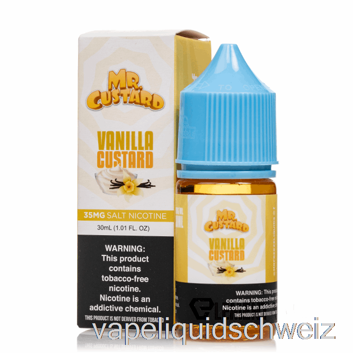 Vanillepudding - Mr. Custard-Salze - 30 Ml 35 Mg Vape Ohne Nikotin